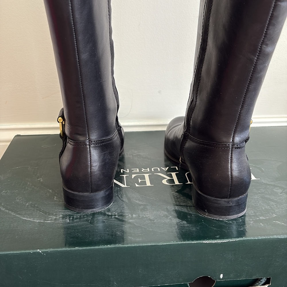 Riding boots wide calf leather - Picture 4 of 4